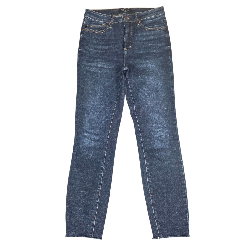 Judy Blue Dark Wash Stretch Tummy Control High Waist Rise Skinny Jeans Size 7/28